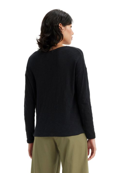 Polera Mujer Margot Long Sleeve Negro Levis A7248-0012-1