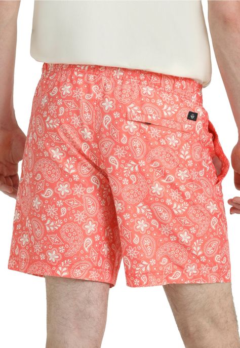 Traje de Baño Hombre Regular Fit Anaranjado D0209-0006-3