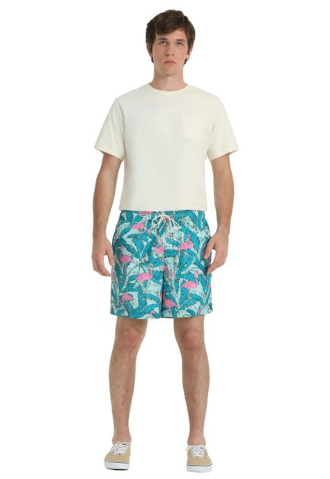 Traje de Baño Hombre Regular Fit Flamingo Jungle D0209-0009-4