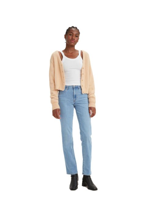 Jeans Mujer 724 High Rise Straight Azul Levis 18883-0182-3