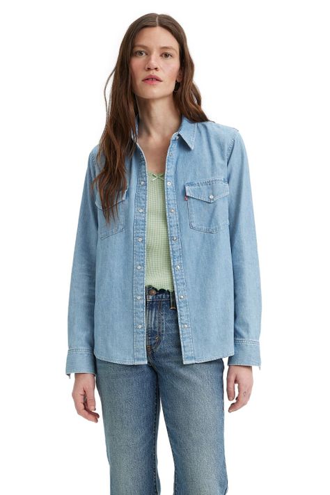 Camisa Mujer Iconic Western Celeste Levis 16786-0018-2