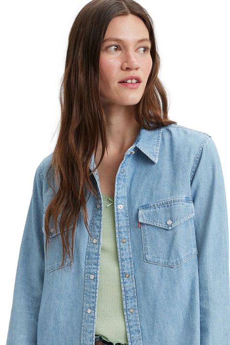 Camisa Mujer Iconic Western Celeste Levis 16786-0018-4