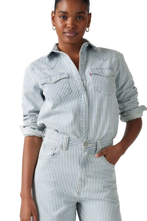 Camisa Mujer The Ultimate Western Celeste Levis 86832-0043-2