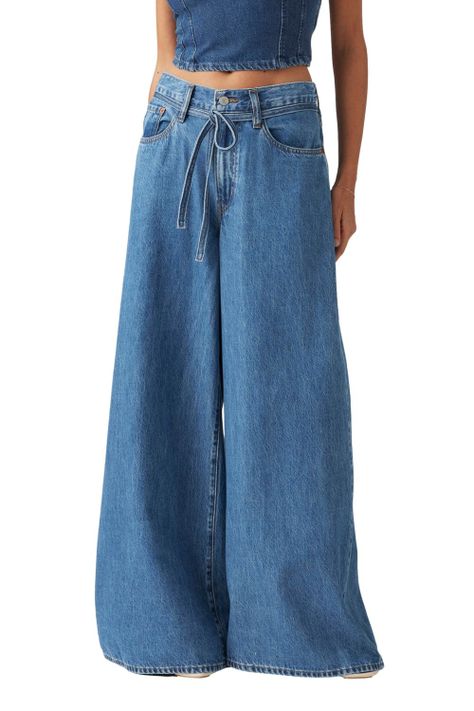 Jeans Mujer XL Superwide Celeste Levis 001T3-0002-0