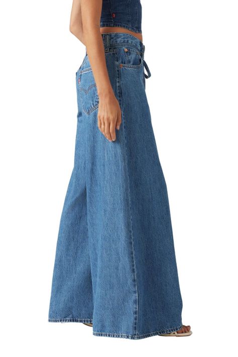 Jeans Mujer XL Superwide Celeste Levis 001T3-0002-1