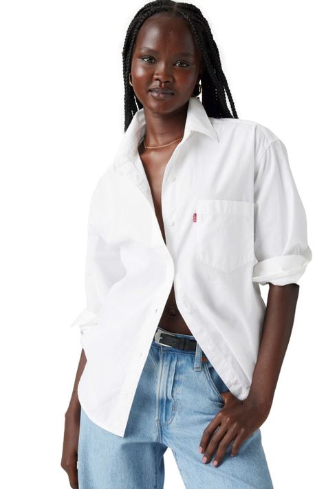 Camisa Mujer Harlie New Bf Shirt Blanco Levis 001HM-0003-2