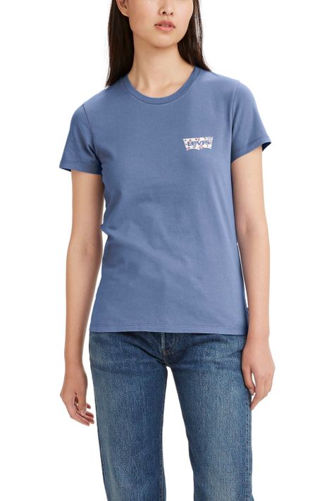 Polera Mujer Regular Fit Lisa Mini Azul Levis 17369-2516-0