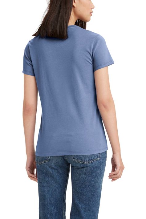 Polera Mujer Regular Fit Lisa Mini Azul Levis 17369-2516-1