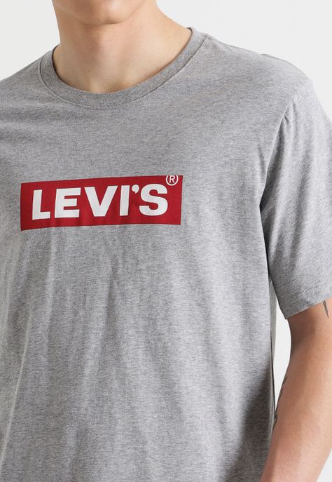 Polera Hombre Relaxed Fit Gris Levis 16143-0435-2
