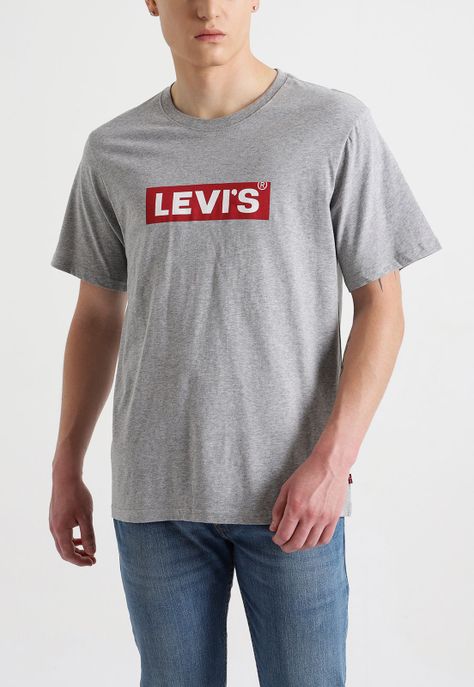 Polera Hombre Relaxed Fit Gris Levis 16143-0435-0