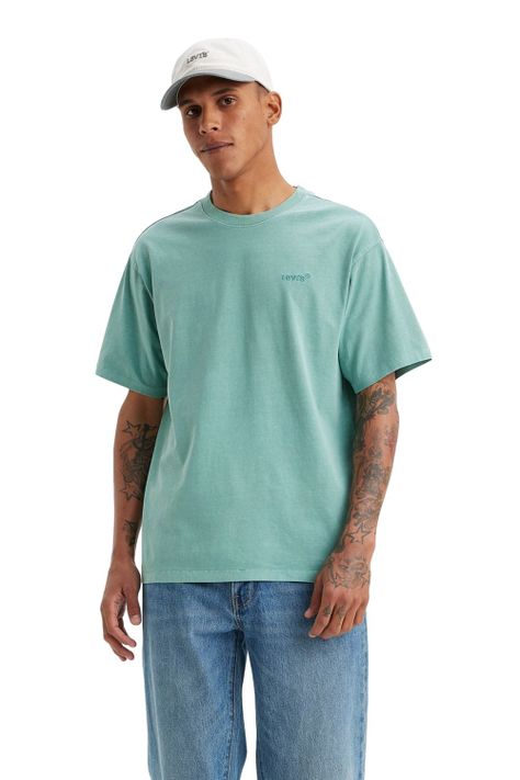 Polera Hombre Red Tab Vintage Tee Verde Levis A0637-0123-0