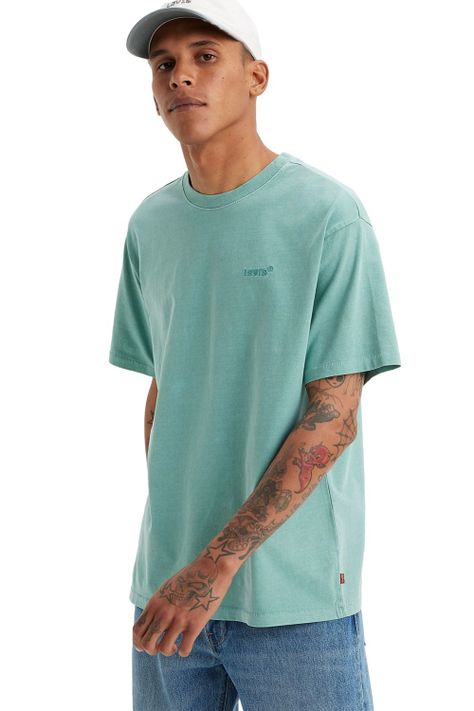 Polera Hombre Red Tab Vintage Tee Verde Levis A0637-0123-2