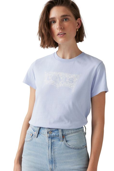 Polera Mujer The Perfect Tee Celeste Levis 17369-3052-2