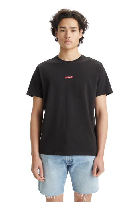 Polera Hombre Ss Relaxed Baby Tab T Negro Levis 79554-0025-0