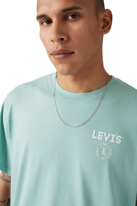 Polera Hombre Ss Relaxed Fit Tee Verde Levis 16143-1501-3