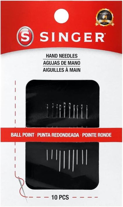 Agujas de mano Singer Punta de Bola 10 Unidades 01425-0