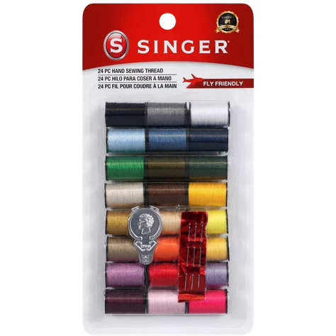 Hilos coser Singer 24 hilos, 3 agujas y 1 enhebrador 00264-0