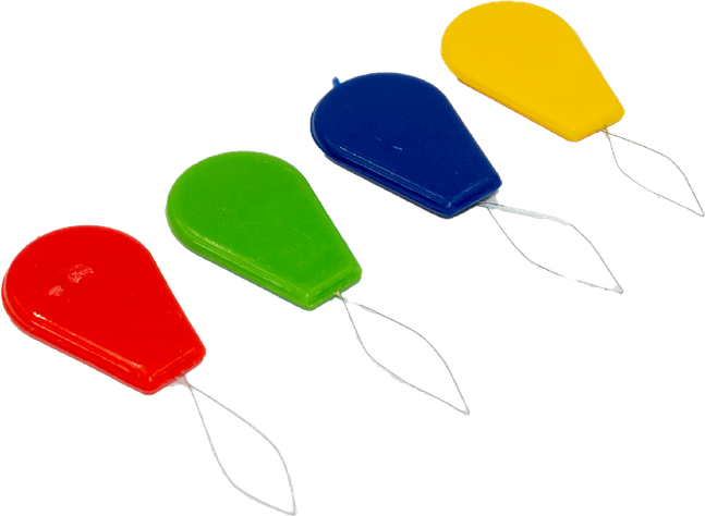 Enhebrador de agujas plastico, pack 4 unidades-0