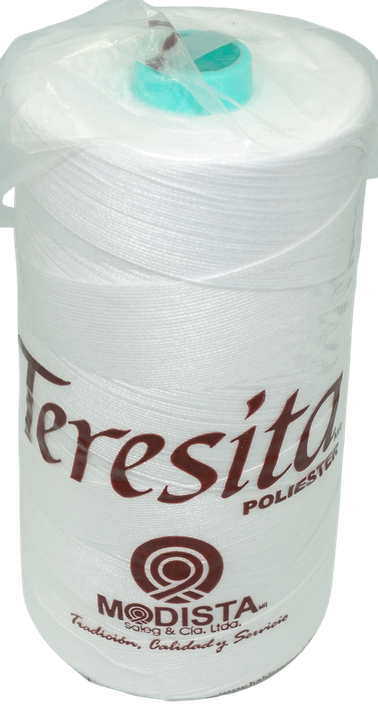 Hilo Teresita poliester 500gr 3 hebras para crochet-0