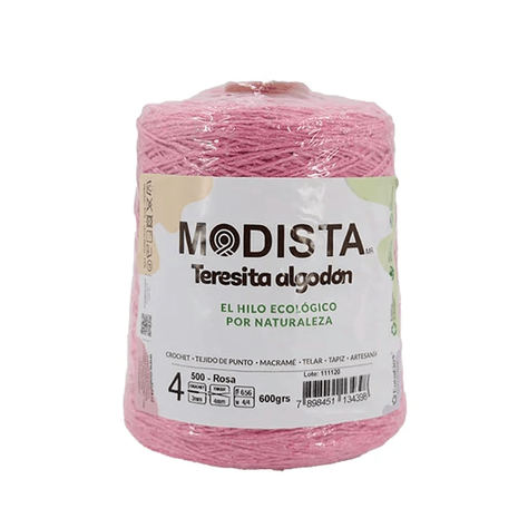 Hilo Algodón Teresita 600gr para tejer Crochet Palillo 500-0