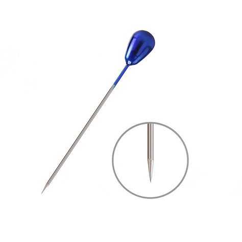 Alfiler color Cabeza grande 5.5cm largo 50pcs-2