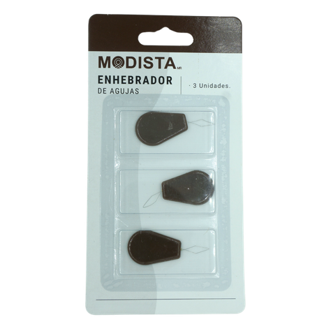 Enhebrador de agujas plastico Modista®, pack 3 Enhebradores-0