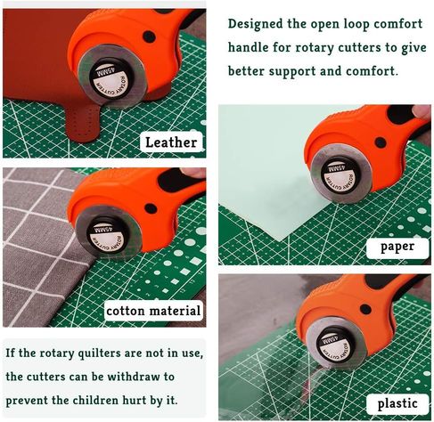Cortador para telas circular 45mm Rotary Cutter-6