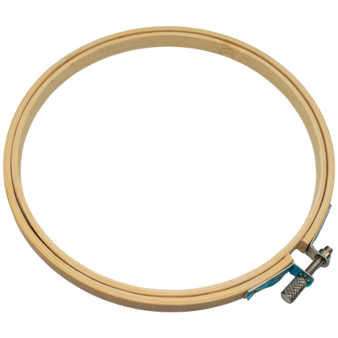 Bastidor 6'' 15cm para bordar de madera Bambú-0