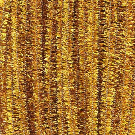 Limpiapipas metalizados Dorados 100 undiades 6mm x 30cm-2