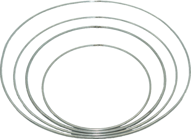 Argolla soldada 15cm Aprox macrame, mandalas, atrapasueños-0