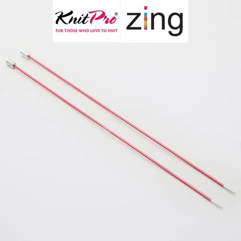 Palillo recto 2.0mm Knit Pro Zing 35cm-0