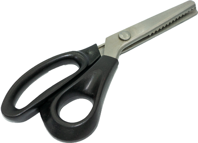 Tijera corte Zig Zag 8" acero inoxidable-1