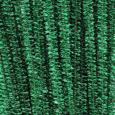 Limpiapipa metalizado Verde 100 undiades 6mm x 30cm-2
