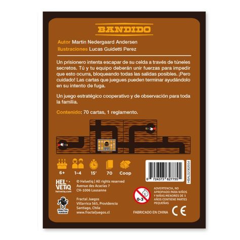 Juego Familiar - Bandido-3