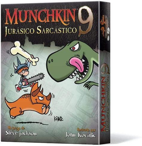 Juego de Mesa  Munchkin 9: Jurásico Sarcástico (Expansión)-0