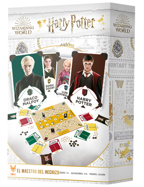 Juego de Mesa  Harry Potter el Maestro del Hechizo-0