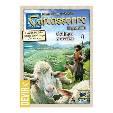 Juego Familiar - Carcassonne: Colinas y Ovejas 2da Edición (Expansión)-0