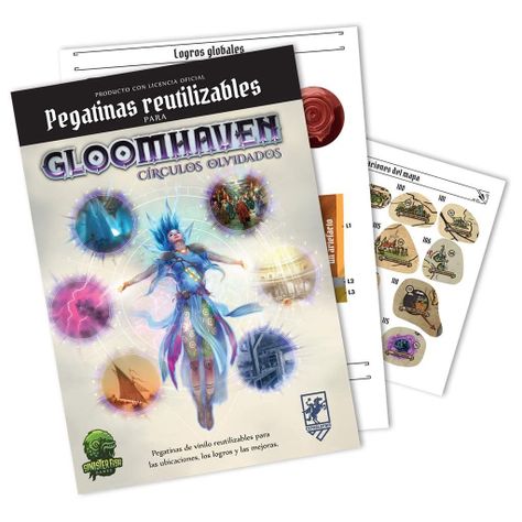 Juego de Mesa  Gloomhaven Círculos Olvidados - Removable Stickers-1