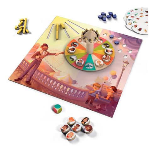 Juego de Mesa  Monsieur Carrousel-1