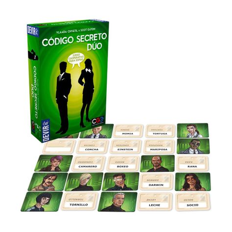 Juego de Mesa  Código Secreto Duo-1