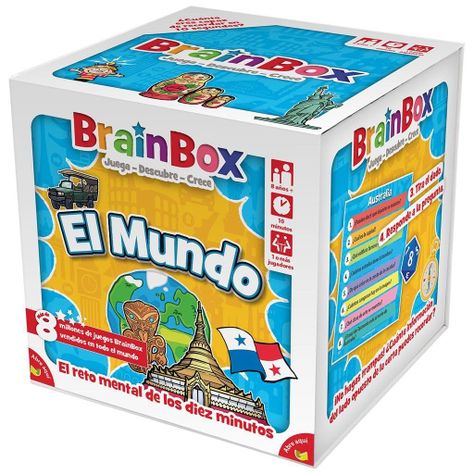 Juego de Mesa  Brainbox El Mundo-0