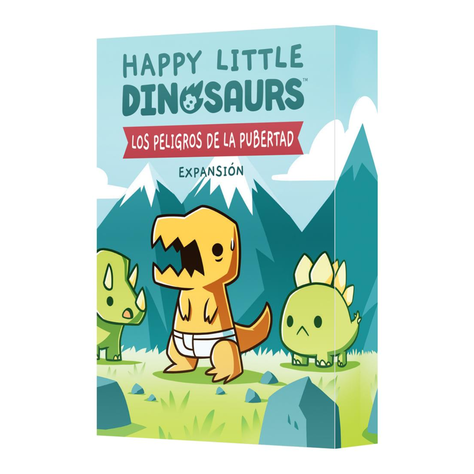 Juego Familiar - Happy Little Dinosaurs - Los Peligros de la Pubertad (Expansión)-0