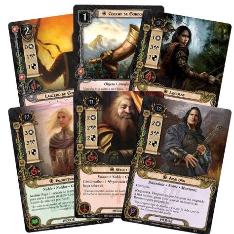 Juego de Mesa  El Señor de los Anillos LCG (Edición Revisada)-1