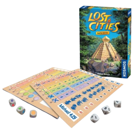 Juego Familiar - Lost Cities: Roll & Write-1