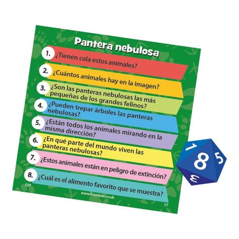 Juego de Mesa  Brainbox Animales-1