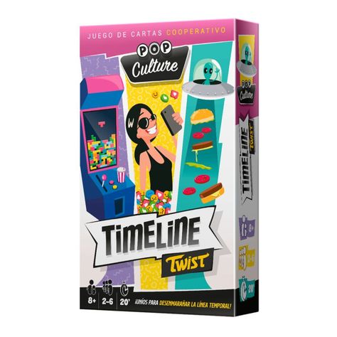 Juego de Mesa - Timeline Twist Pop Culture-0