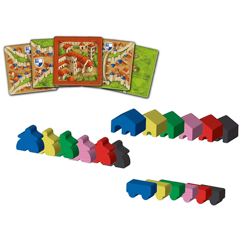Juego de Mesa  Carcassonne: La Abadía y el Alcalde 2da Edición (Expansión)-2