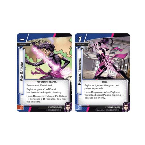 Juego de Mesa - Marvel Champions: Psylocke (Expansión)-4