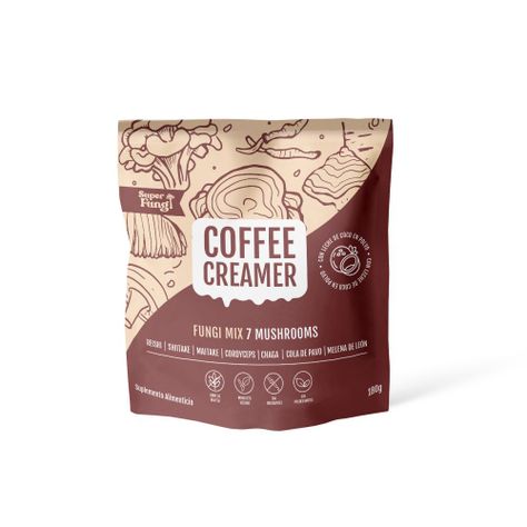Coffee Creamer Fungi Mix - Polvo 180 Gramos-0