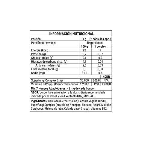 Fungi Complex - Cápsulas 60 Unidades-0